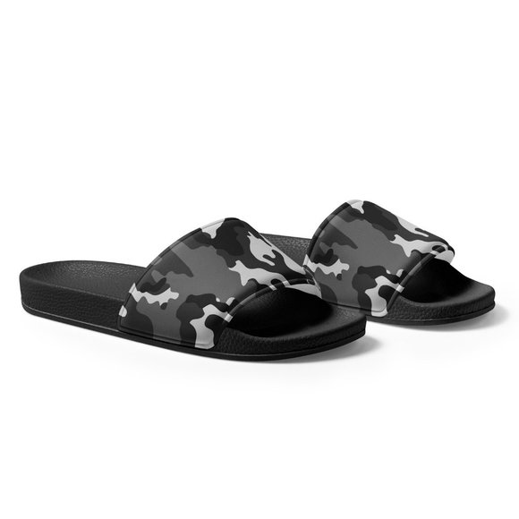 Noir Camouflage Slide Sandals (Customizable) - Picture 4 of 8